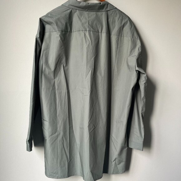 Max Cocos long buttoned shirt in Olive green size XXL - Picture 2 of 7